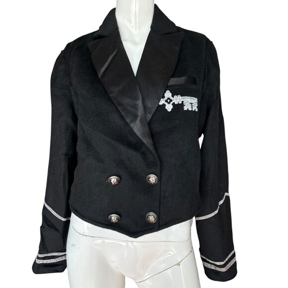 NWT St. Sereno Deadstock Sailor Double-Breasted Blazer Jacket Size Medium - Picture 1 of 3